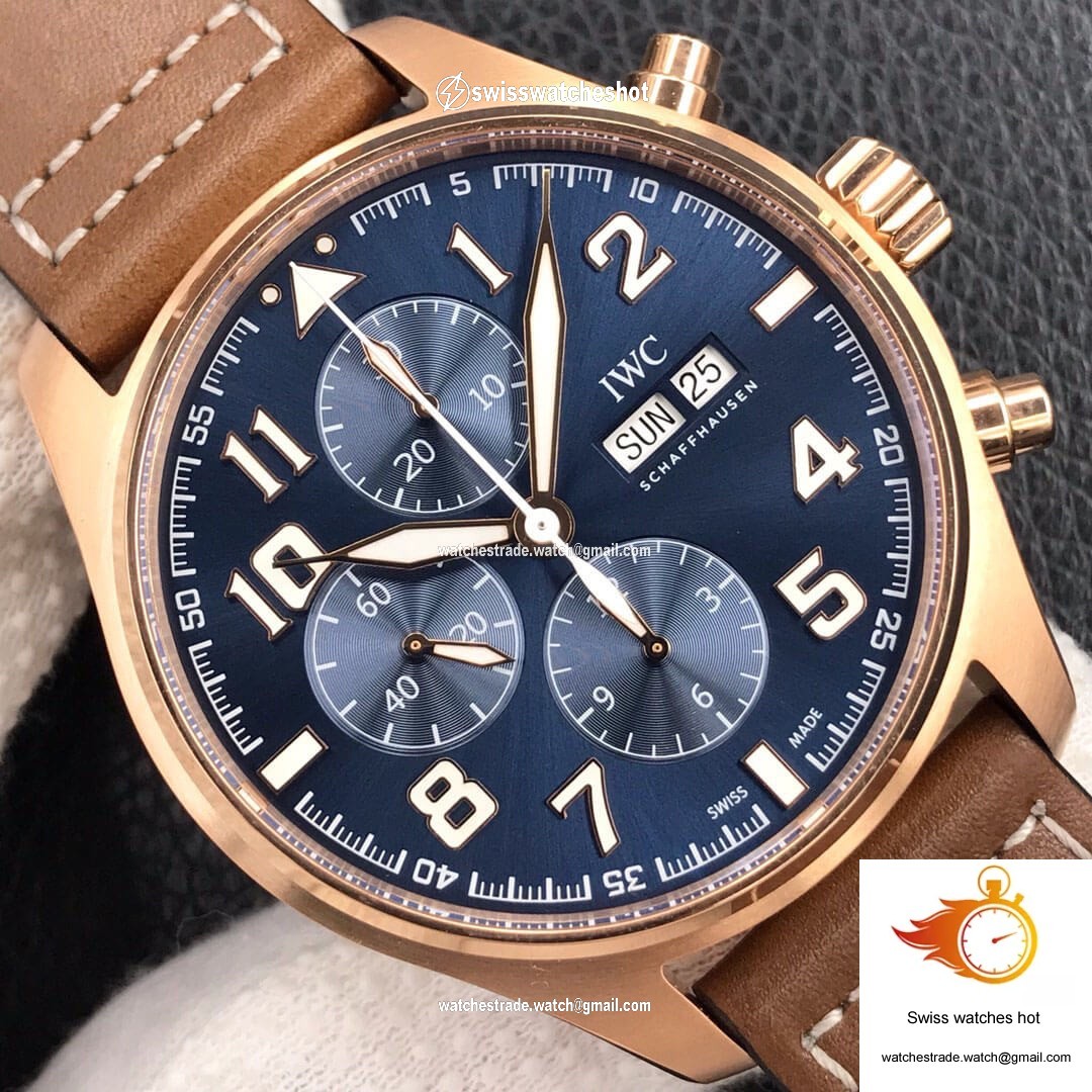 IWC Pilot IW377721 ZF Factory Blue Dial 4