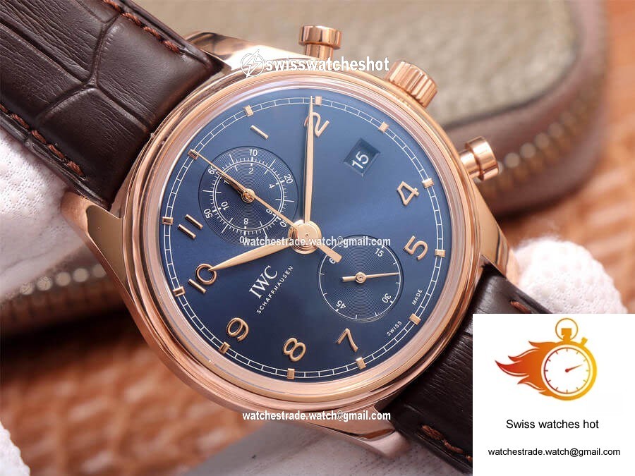 IWC Portugieser IW390305 ZF Factory Rose Gold Case 4