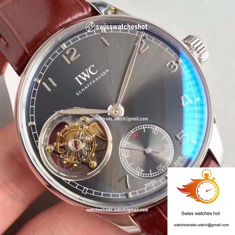 IWC Portugieser Tourbillon IW546301 YL Factory Gray Dial 4