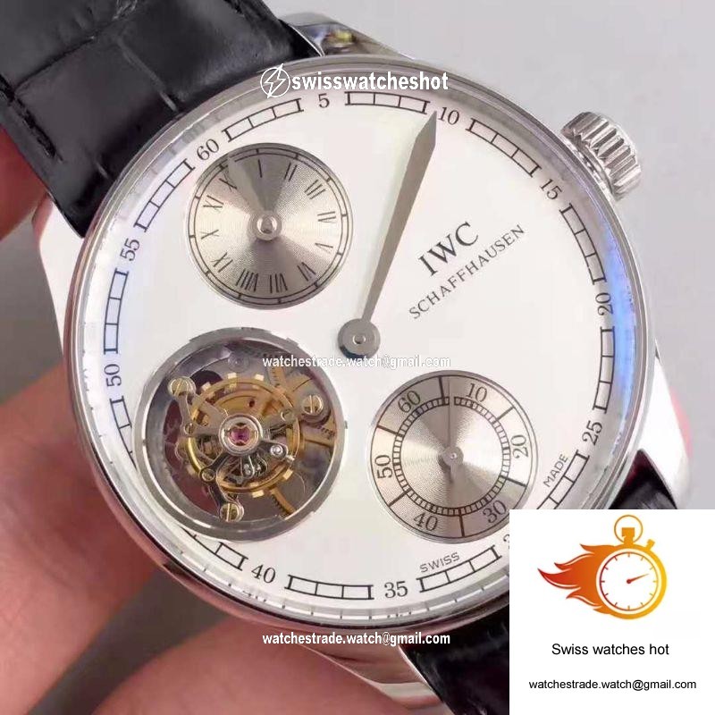 IWC Portugieser Tourbillon Regulator IW544603 YL Factory White Dial 4