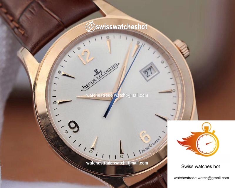 Jaeger LeCoultre Master Control Date Q1542520 ZF Factory 18K Rose Gold White Dial 4