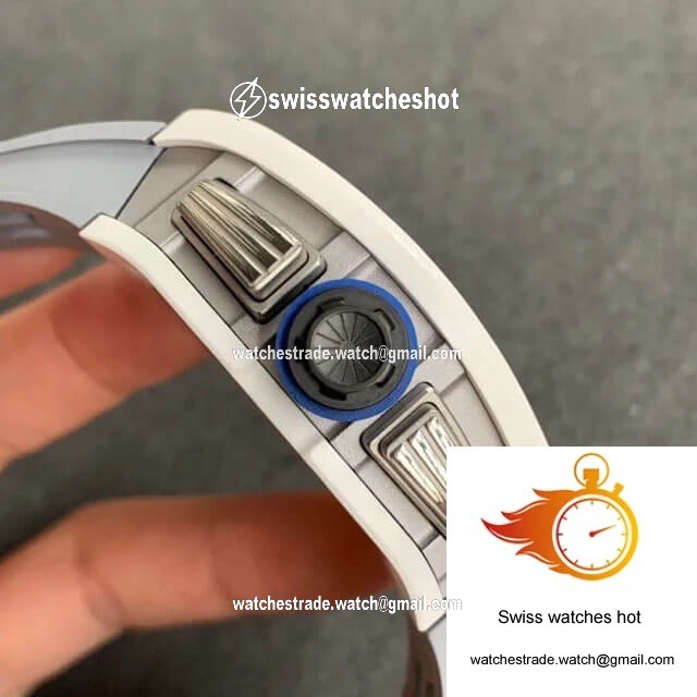 Richard Mille RM-011 KV Factory White Ceramic Case 4