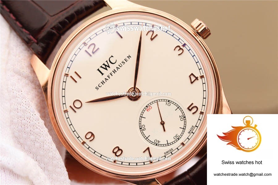IWC Portuguese IW545409 ZF Factory Rose Gold White Dial 4