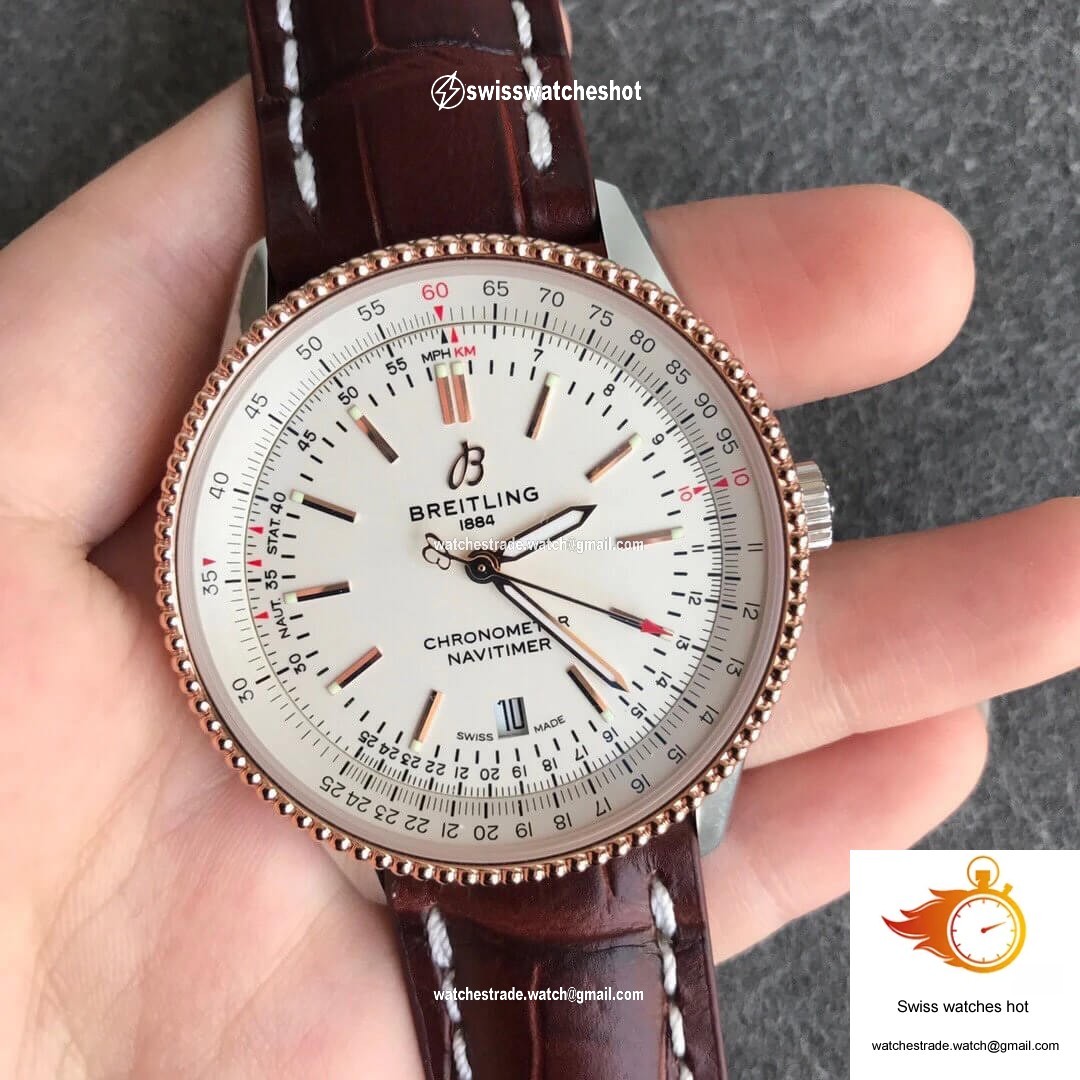 Breitling Navitimer 1 U17326211G1P2 V7 Factory Cowhide Strap 4