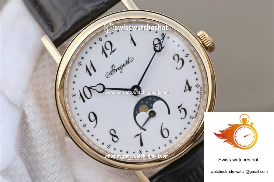 Breguet Classique Moonphase 9087BB/29/964 TW Factory Yellow Gold 4
