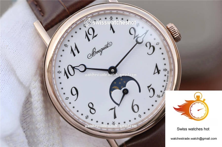 Breguet Classique Moonphase 9087BB TW Factory Rose Gold White Dial 4