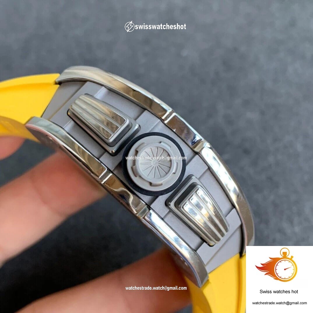Richard Mille RM11 KV Factory Titanium Yellow Strap 4