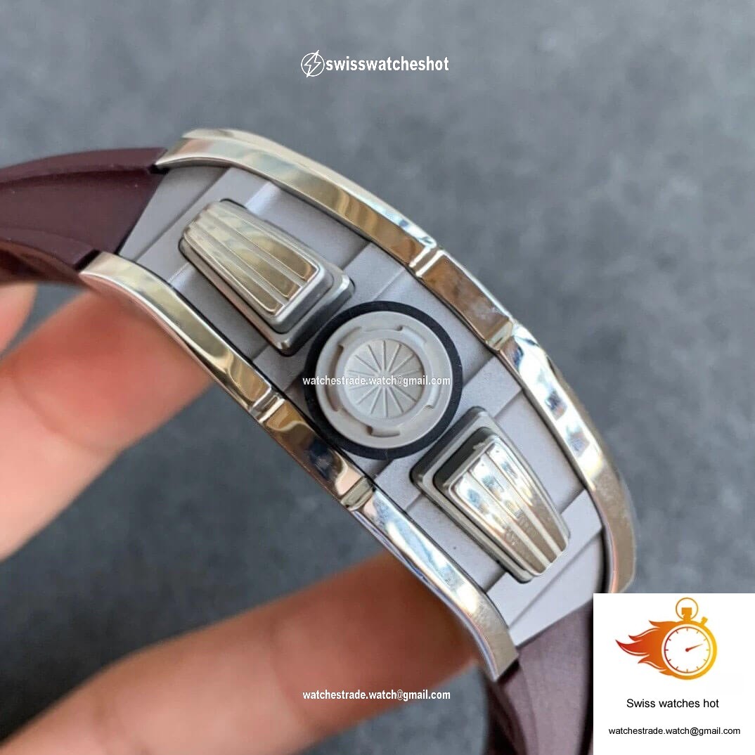 Richard Mille RM11 KV Factory Titanium Brown Strap 4