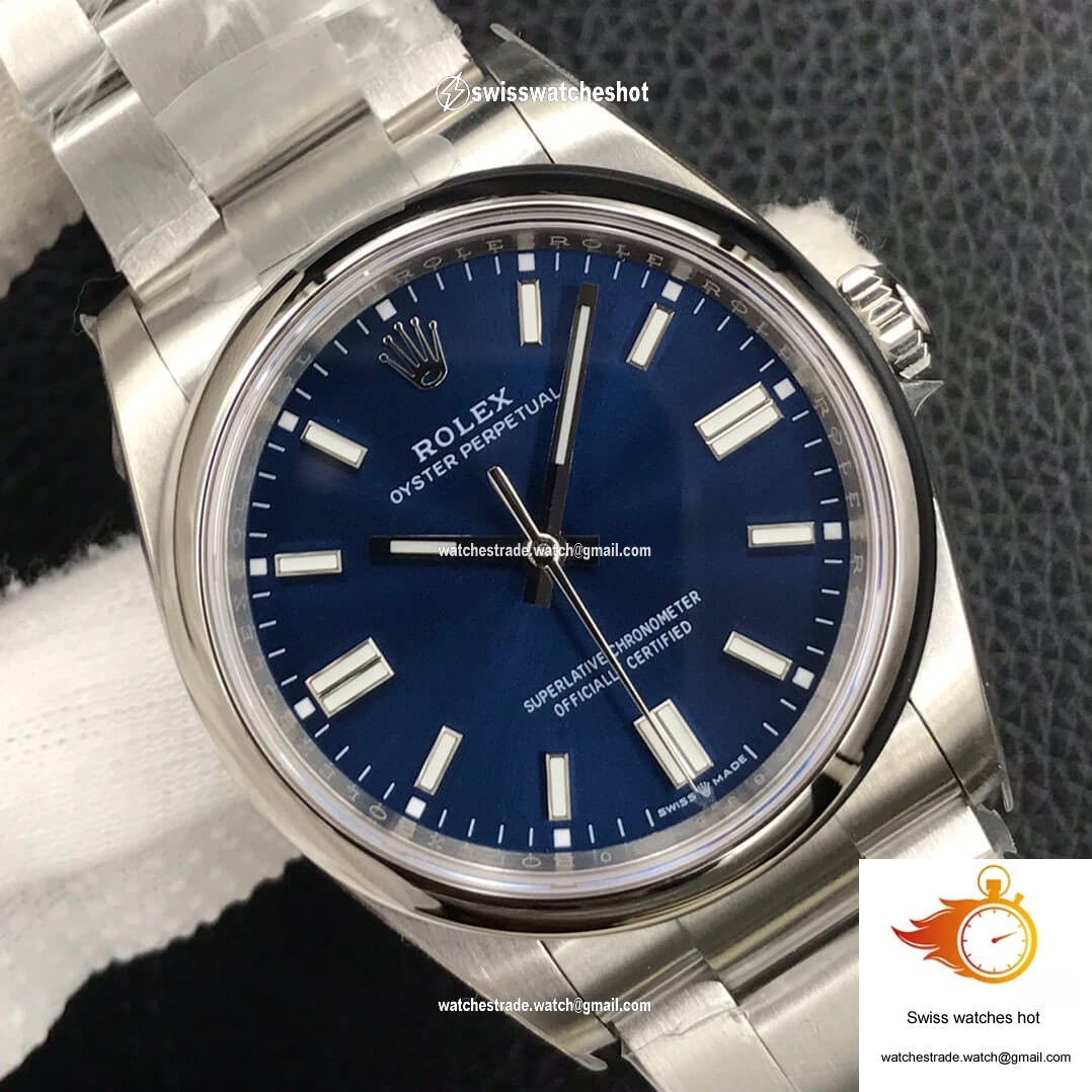 Rolex Oyster Perpetual M126000-0003 36MM EW Factory Blue Dial 4