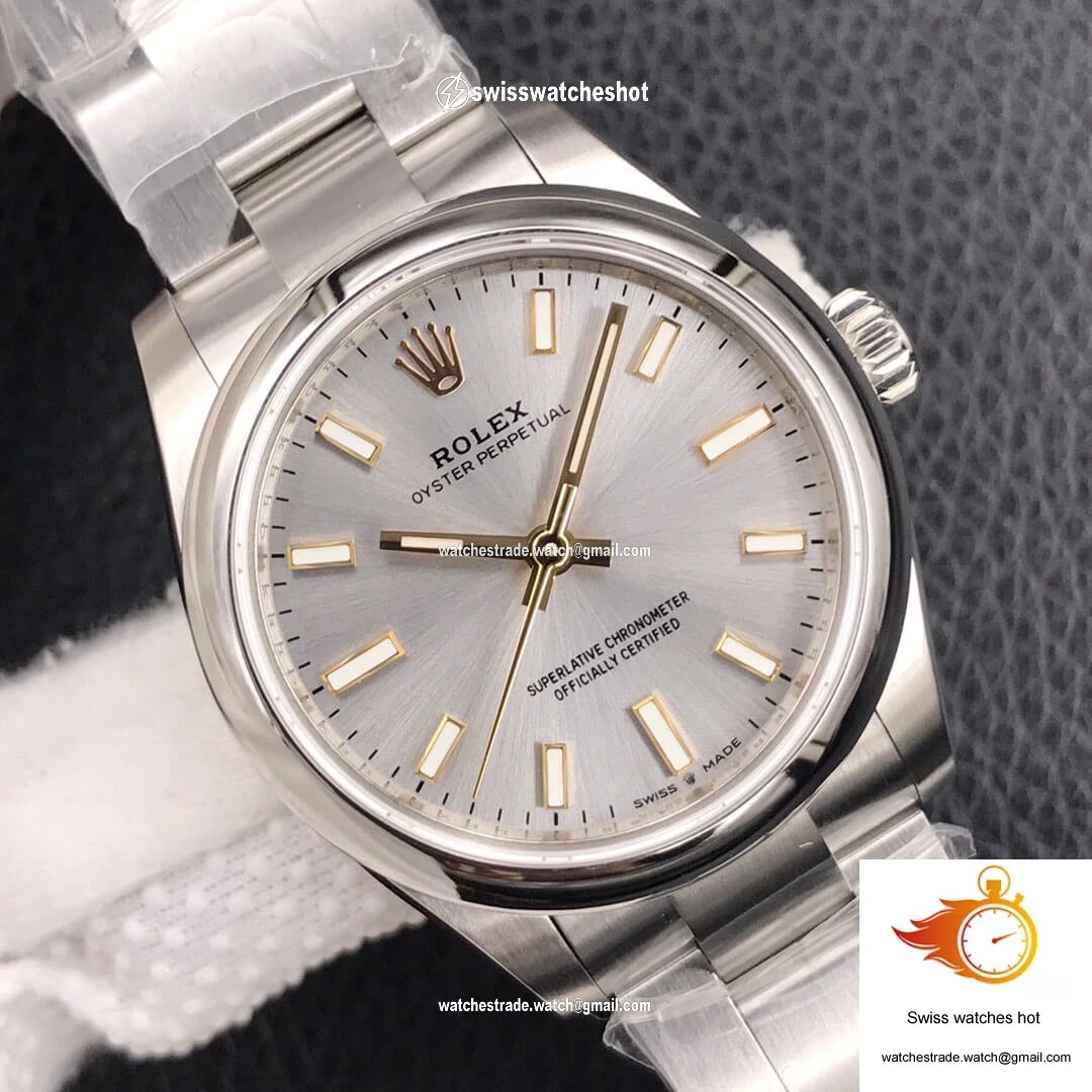 Rolex Oyster Perpetual M277200-0001 31MM EW Factory Silver Dial 4