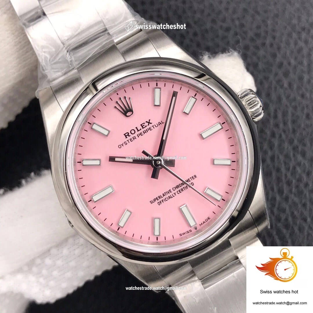 Rolex Oyster Perpetual M277200-0009 31MM EW Factory Candy Pink Dial 4