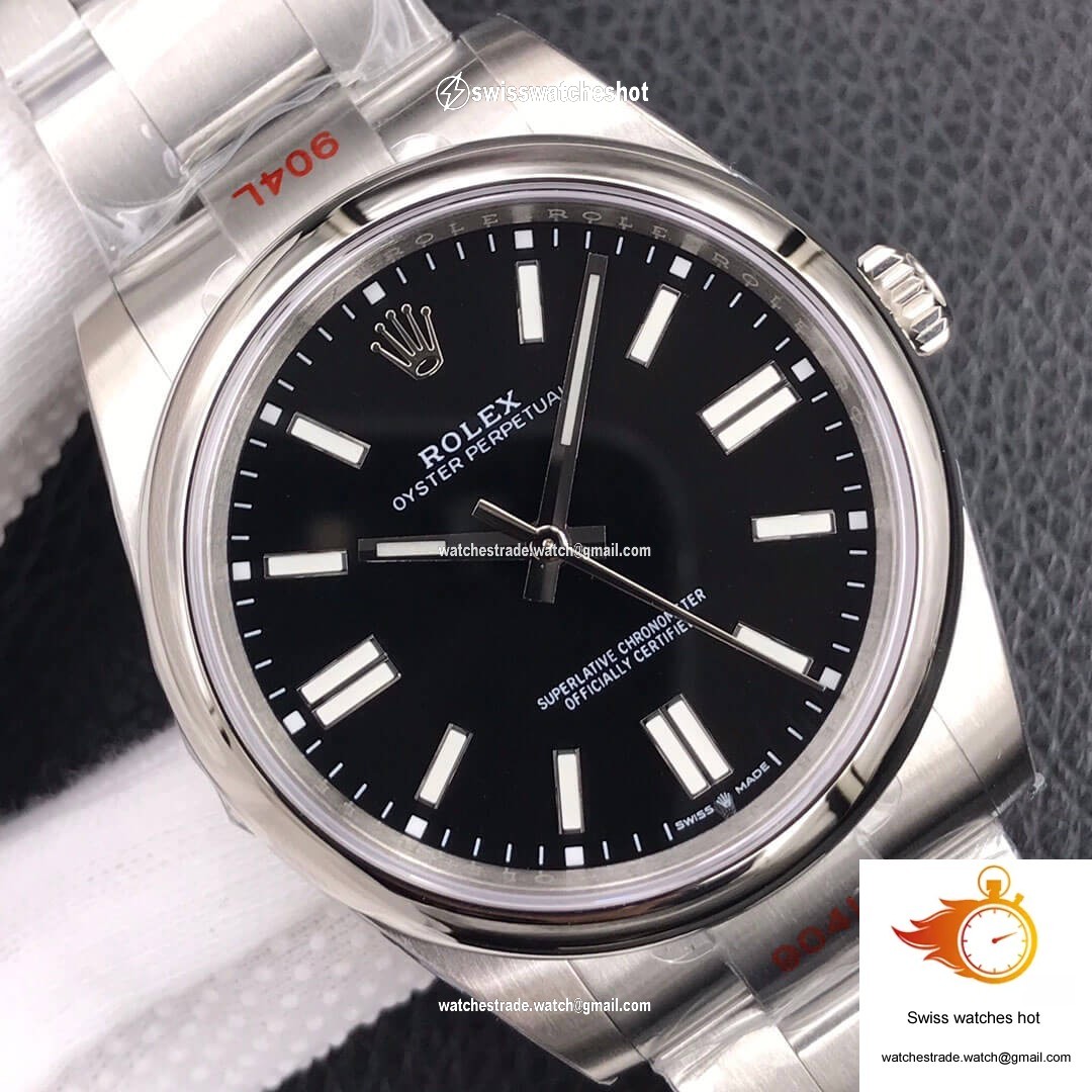 Rolex Oyster Perpetual M124300-0002 41MM EW Factory Black Dial 4