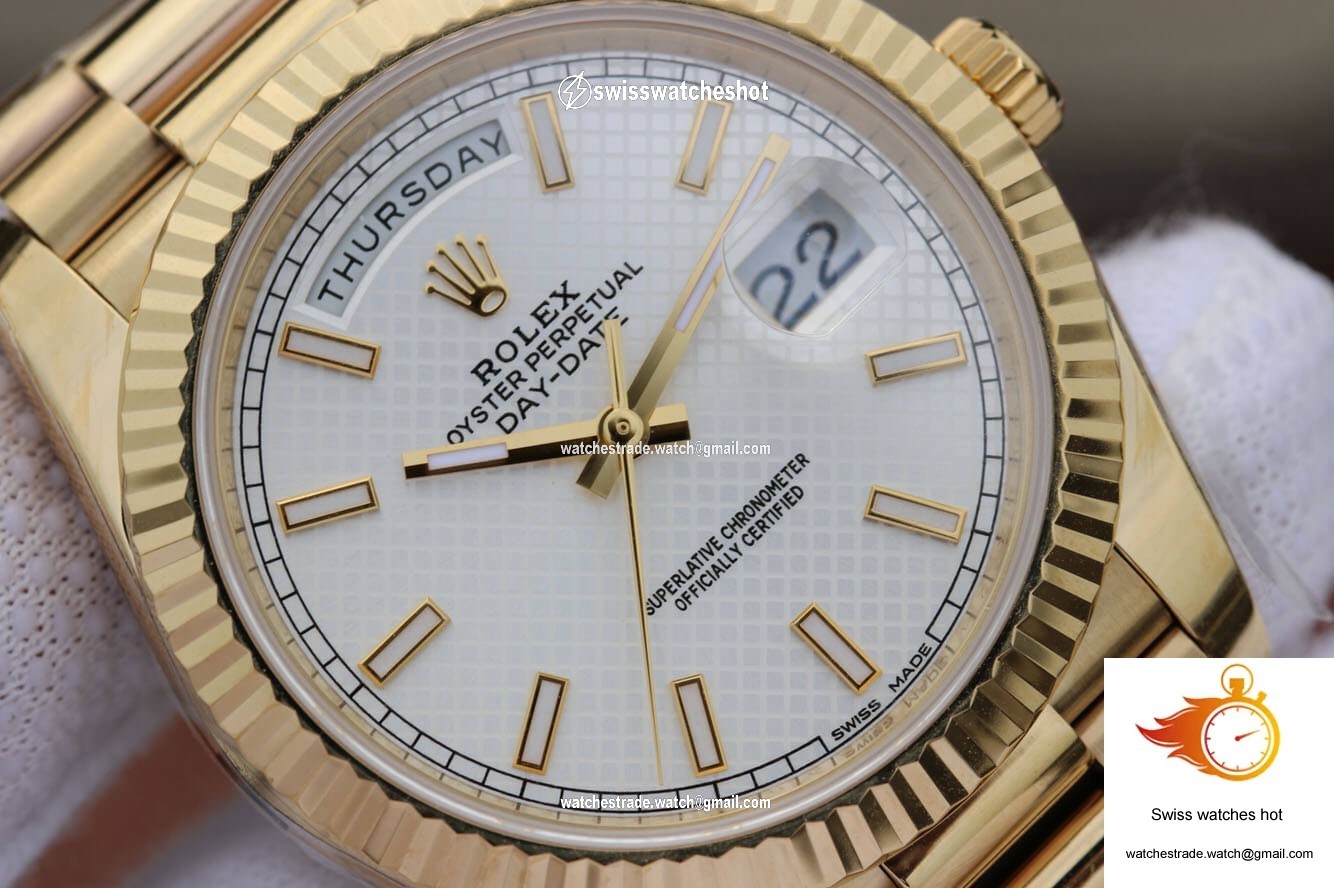 Rolex Day-Date M228238-0008 EW Factory Silver Dial 4