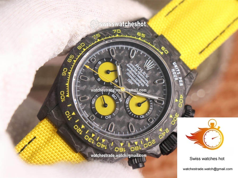 Rolex Daytona Diw Retrofit Version WWF Factory Carbon Fiber Pattern 4