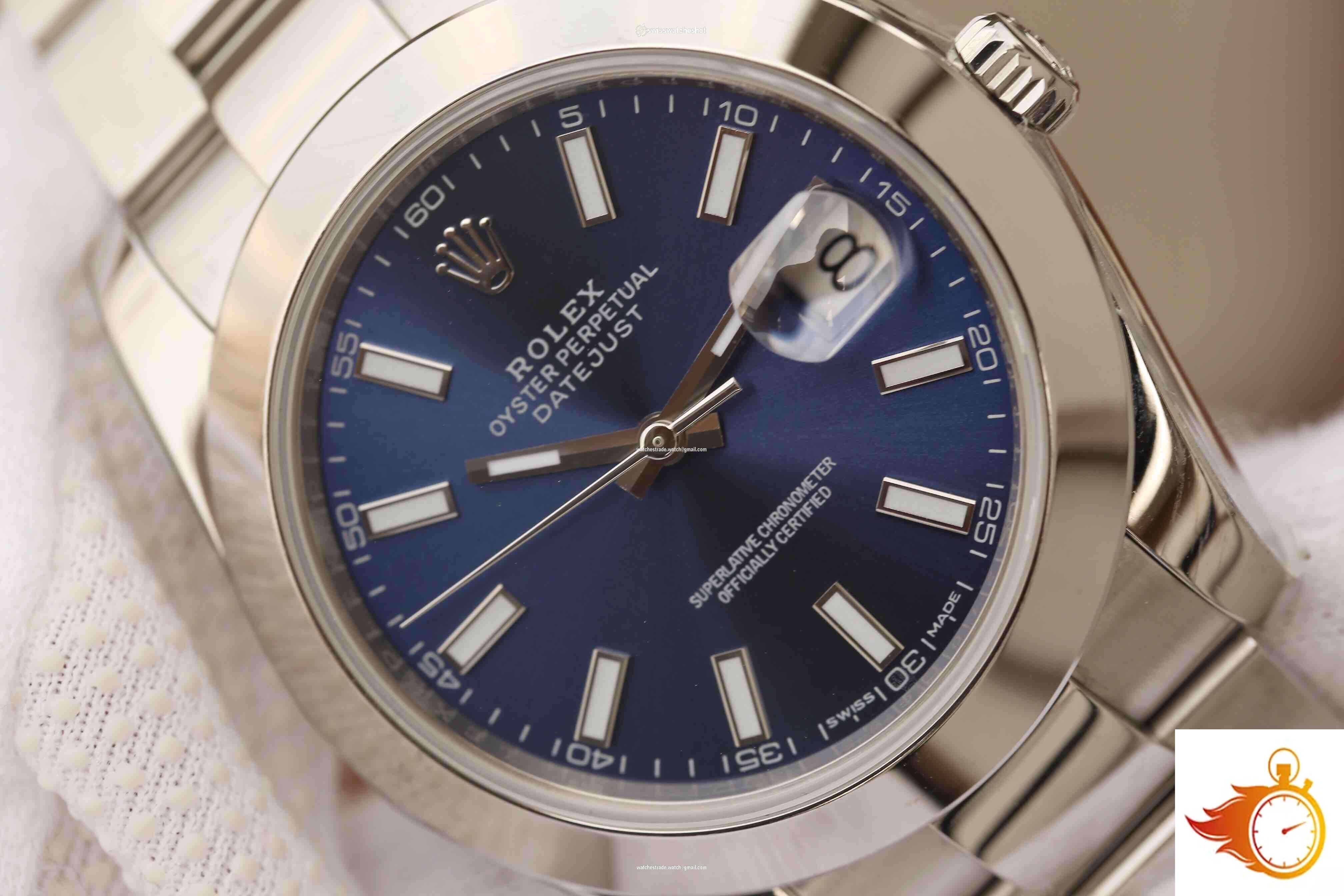 Rolex Datejust M126300-0001 EW Factory Blue Dial 4