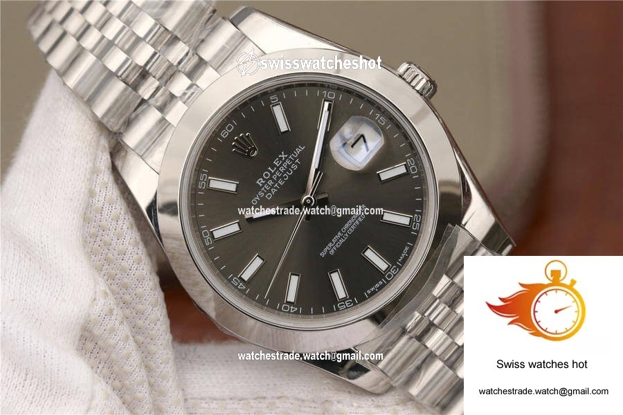 Rolex Datejust M126300-0008 EW Factory Grey Dial 4