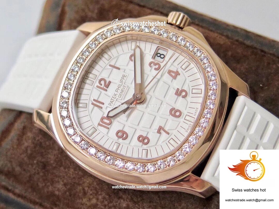 Patek Philippe Aquanaut 5268/200R-001 PPF Factory White Dial 4