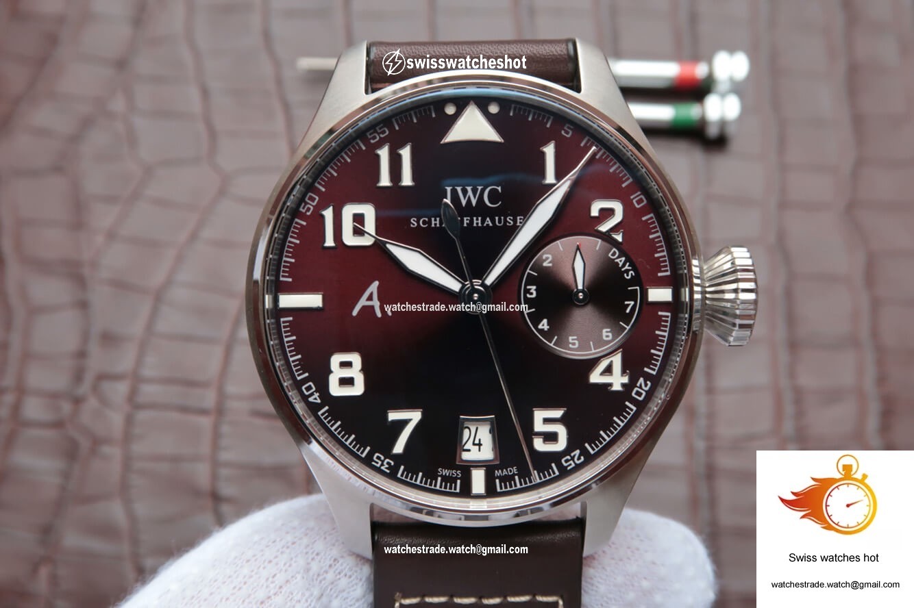 IWC Pilot IW500422 ZF Factory Brown Dial 4
