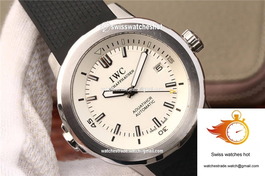 IWC Aquatimer IW329003 V6 Factory Silver White Dial 4