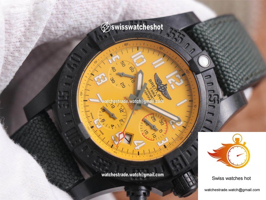Breitling Avenger Hurricane 12H XB0180E41I1W1 GF Factory V2 Yellow Dial 4