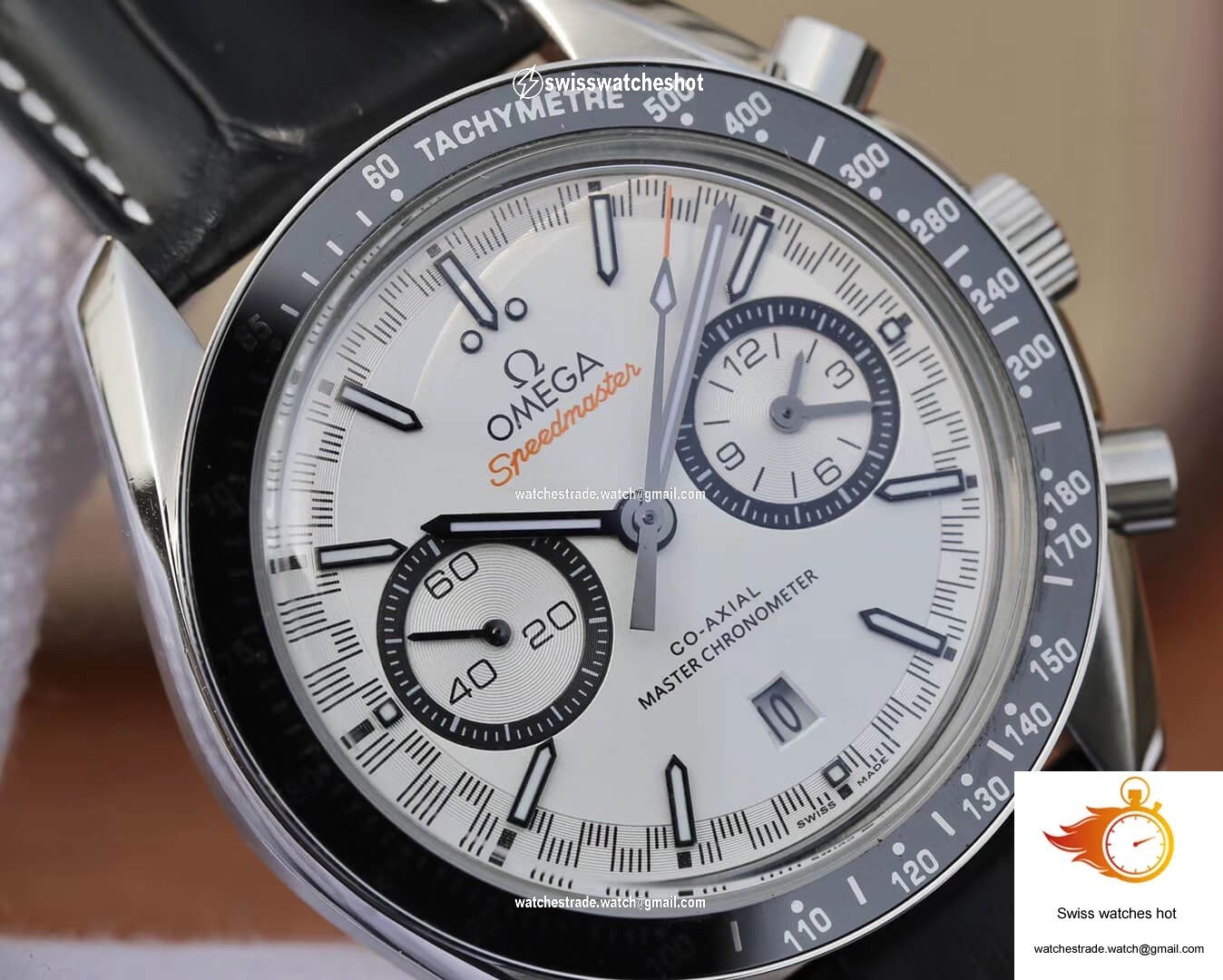 Omega Speedmaster Racing Chronograph 329.33.44.51.04.001 OM Factory White Dial 4