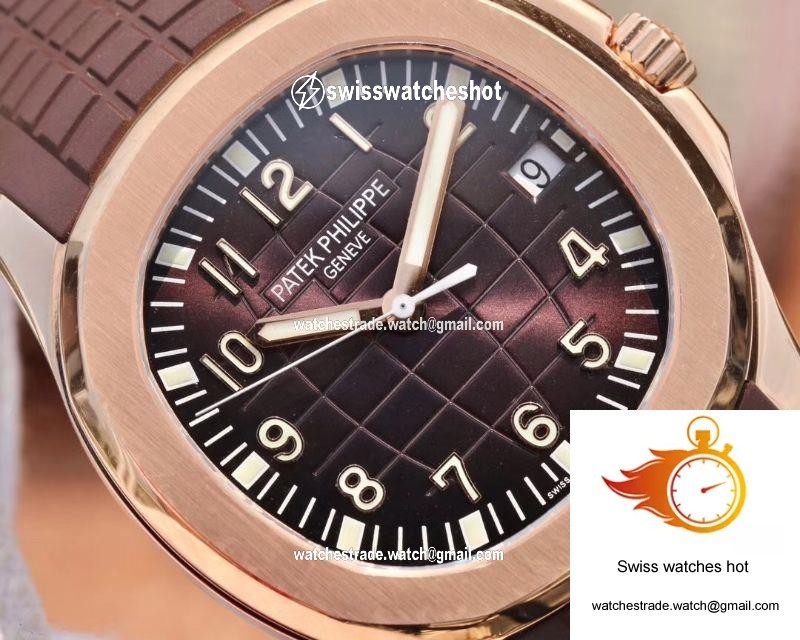 Patek Philippe Aquanaut 5167R-001 40mm ZF Factory Dark Brown Dial 4