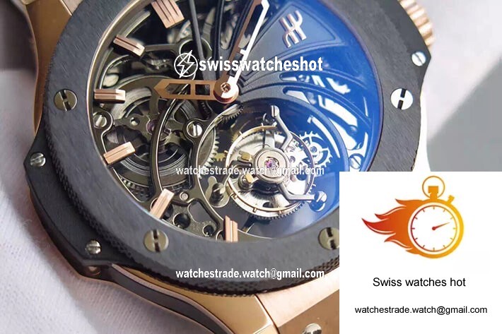 Hublot Big Bang Hollow Tourbillon Skeleton Dial 4