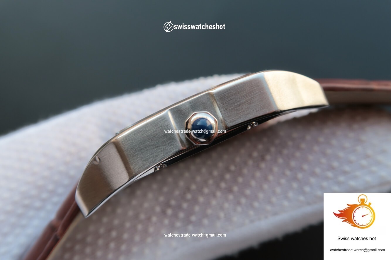 Cartier Santos WH100651 V6 Factory White Dial 4