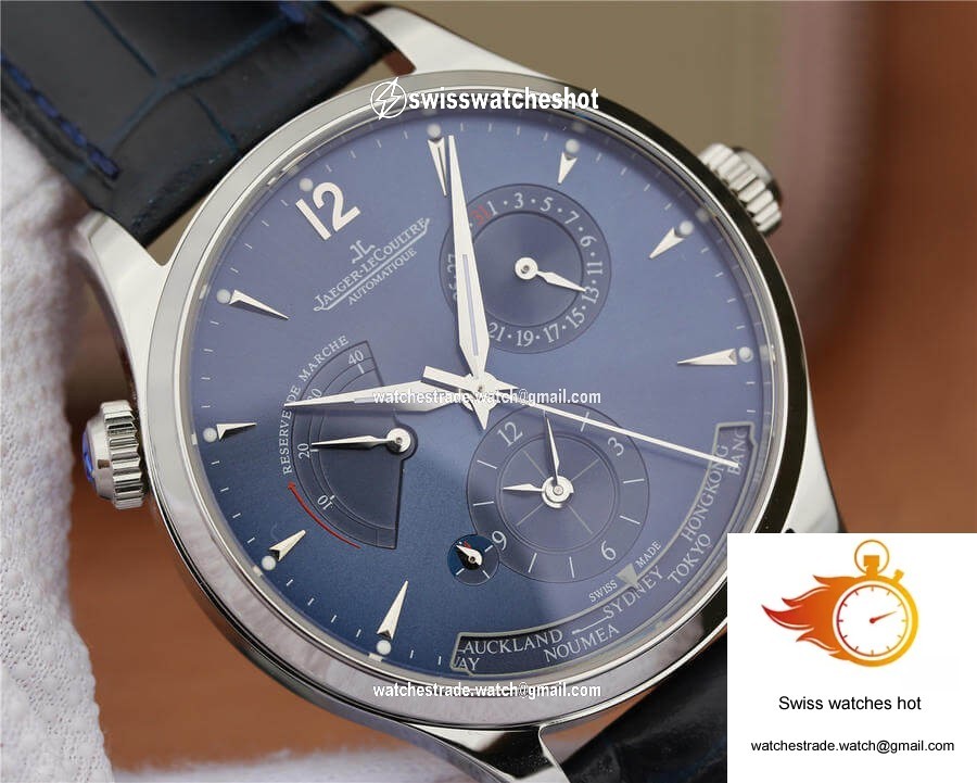 Jaeger LeCoultre Master 1422521 TWA Factory Blue Dial 4