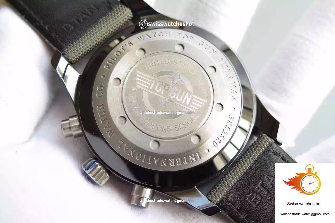 IWC Pilot IW388002 V6 Factory Charcoal Gray Dial 4