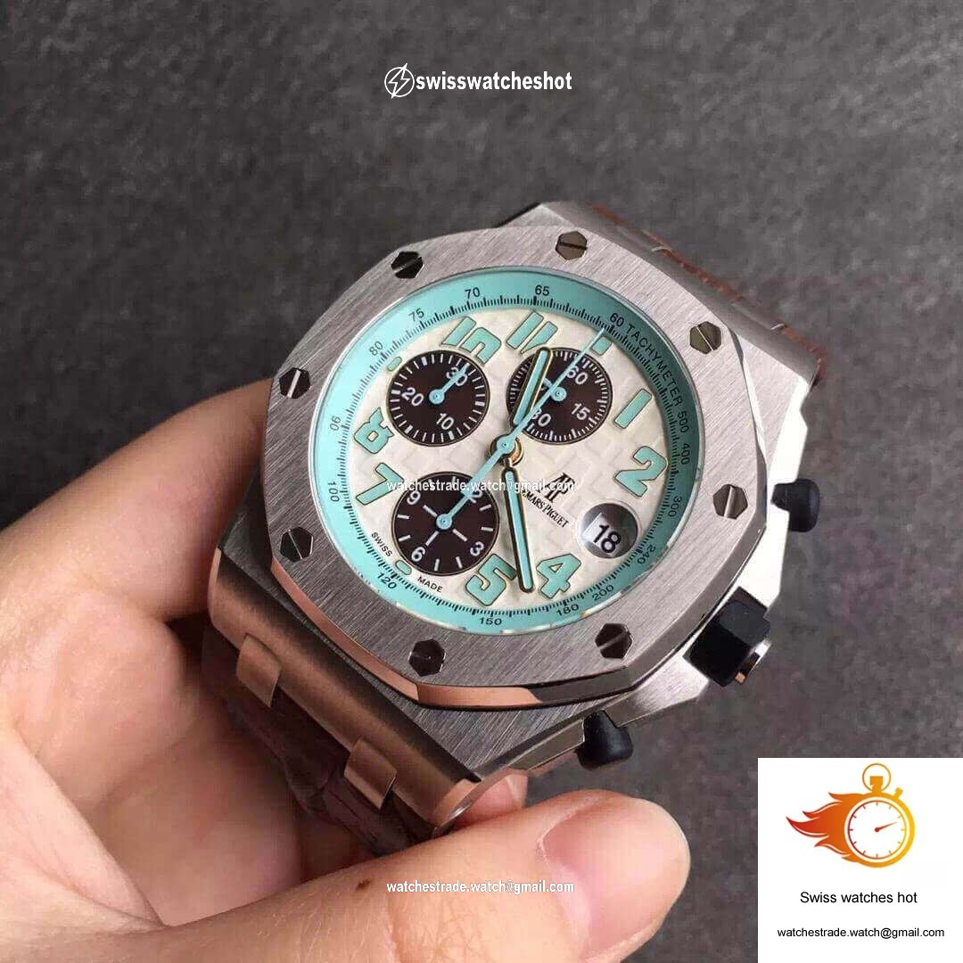 Audemars Piguet Royal Oak Offshore 26187ST.OO.D801CR.01 JF Factory White Dial 4
