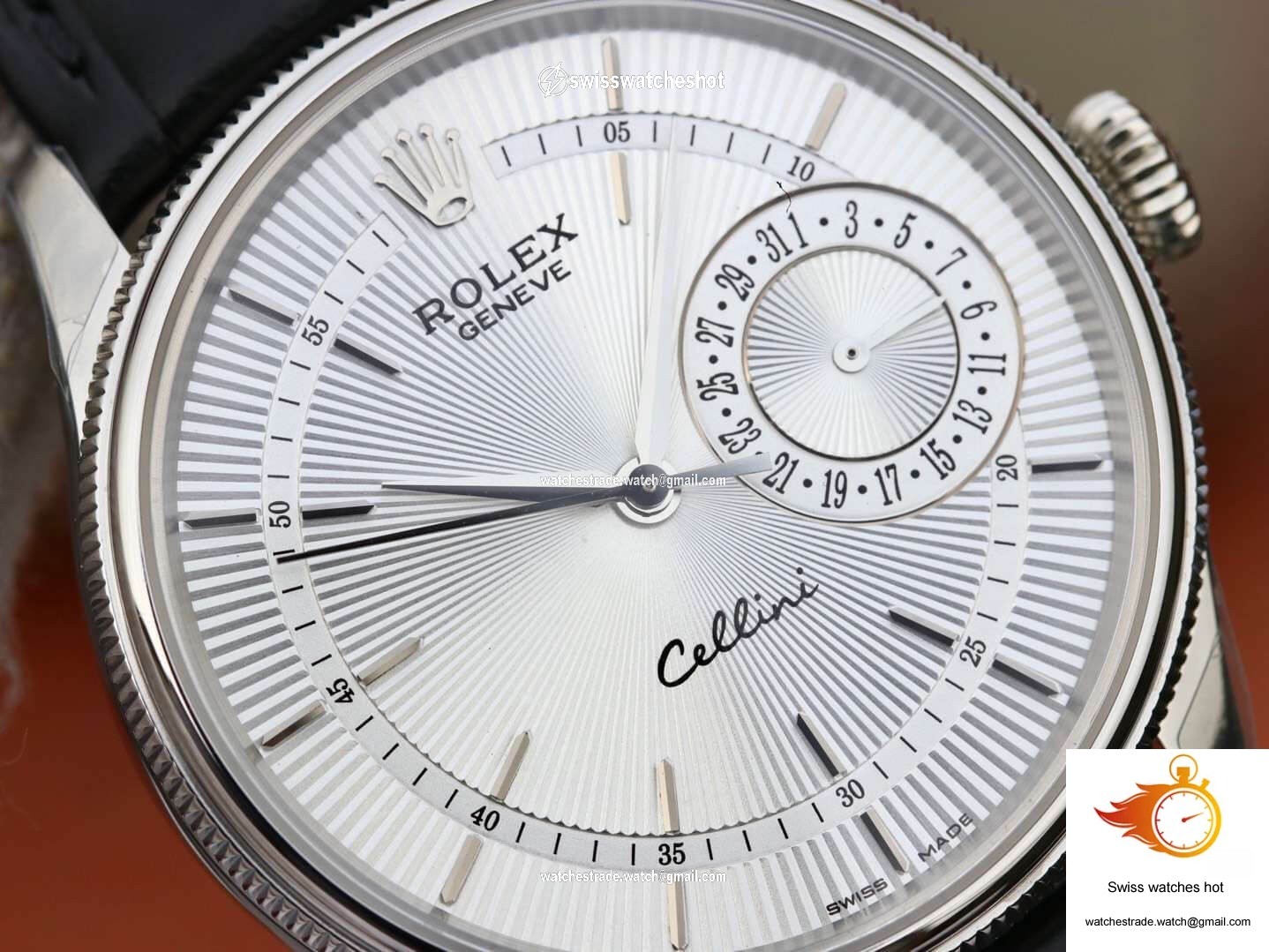 Rolex Celini Date M50519-0006 MKS Factory White Dial 4
