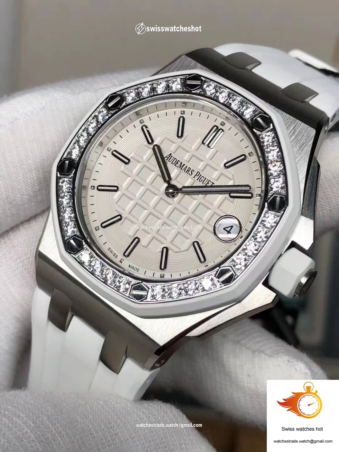 Audemars Piguet Royal Oak Offshore 67540SK.ZZ.A010CA.01 White Dial 4