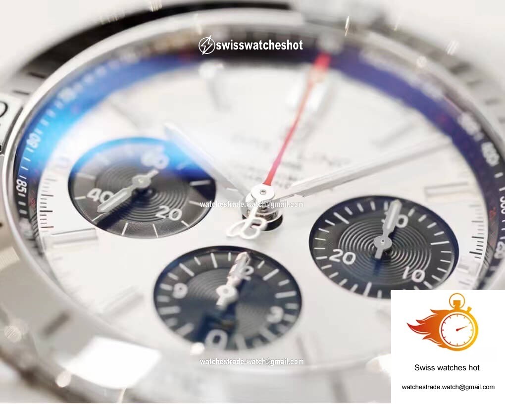 Breitling Chronomat AB0134101G1A1 GF Factory White Dial 4