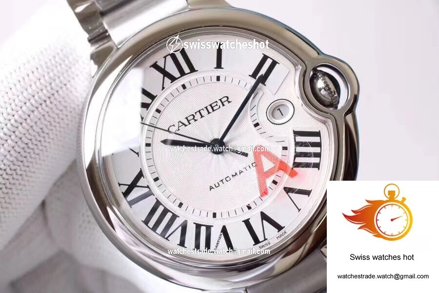Ballon Bleu De Cartier W69012Z4 V6 Factory Silver Dial 4