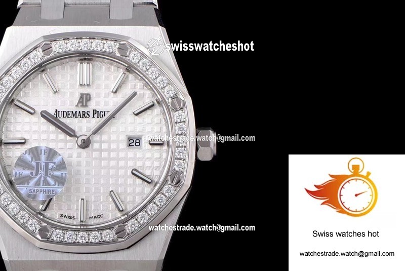 Audemars Piguet Royal Oak Quartz 67651ST.ZZ.1261ST.01 JF Factory White Dial 4