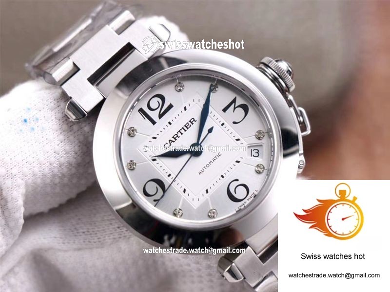 Cartier Pasha W31073M7 V9 Factory Silver Dial 4