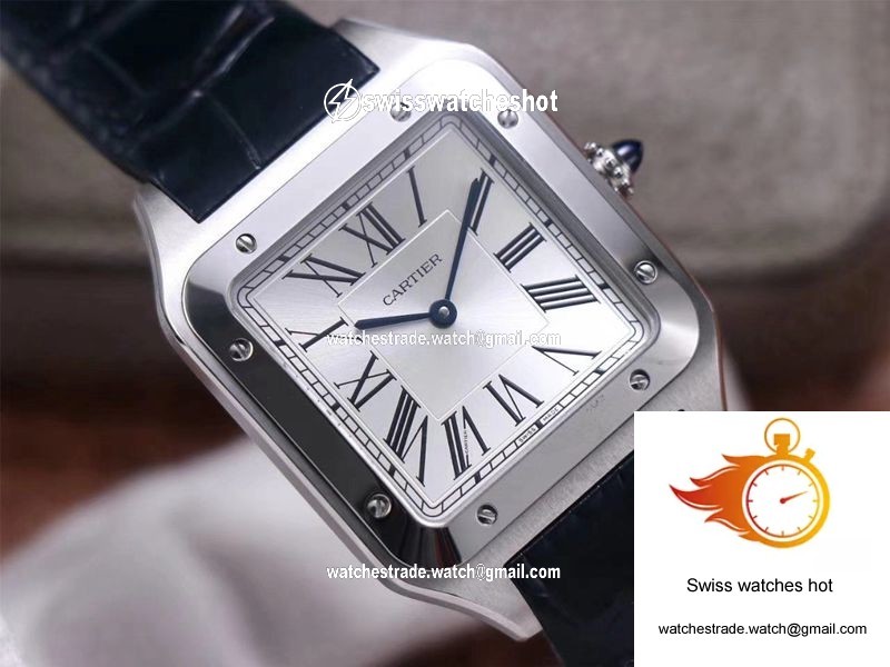 Cartier Santos Dumont WSSA0032 F1 Factory Silver Dial 4