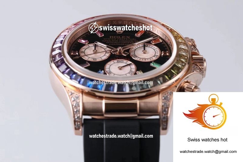 Rolex Daytona 116595RBOW BL Factory Rose Gold 4