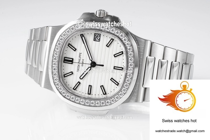 Patek Philippe Nautilus 5713/1G-010 PPF Factory V4 White Dial 4