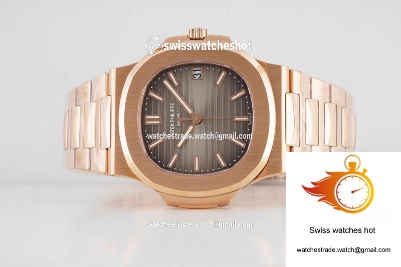 Patek Philippe Nautilus 5711/1R-001 PPF Factory V4 Rose Gold Brown Dial 4