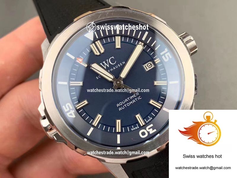IWC Aquatimer jacques yves IW329005 V6 Factory Blue Dial 4
