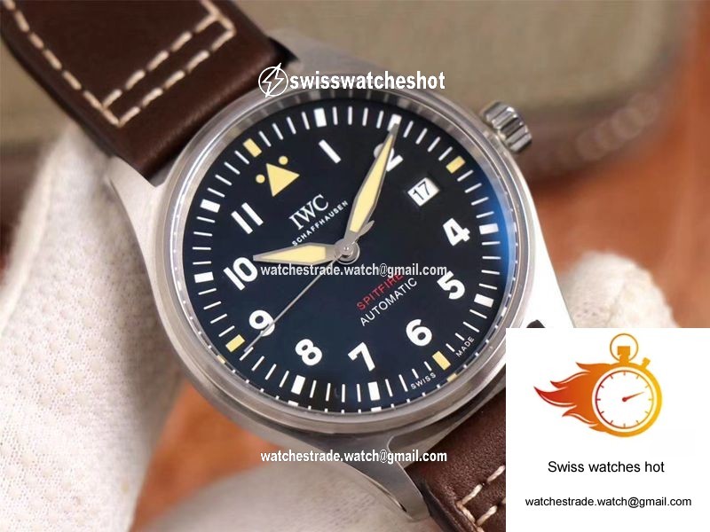 IWC Pilot Spitfire IW326803 MKS Factory Black Dial 4
