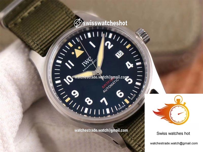 IWC Pilot Spitfire IW326801 MKS Factory Black Dial 4