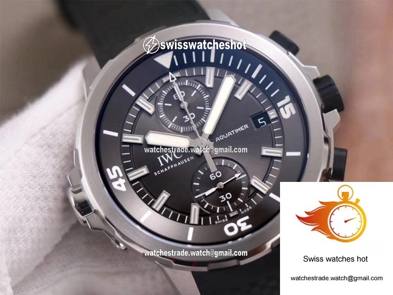 IWC Aquatimer IW379506 Shark Special Edition V6 Factory Gray Dial 4