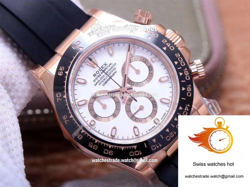 Rolex Daytona M116515LN-0019 Noob Factory White Dial 4130 Movement 4