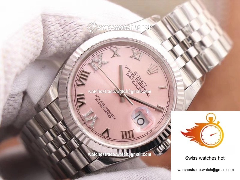 Rolex Datejust M126234-0031 EW Factory Pink Dial 4