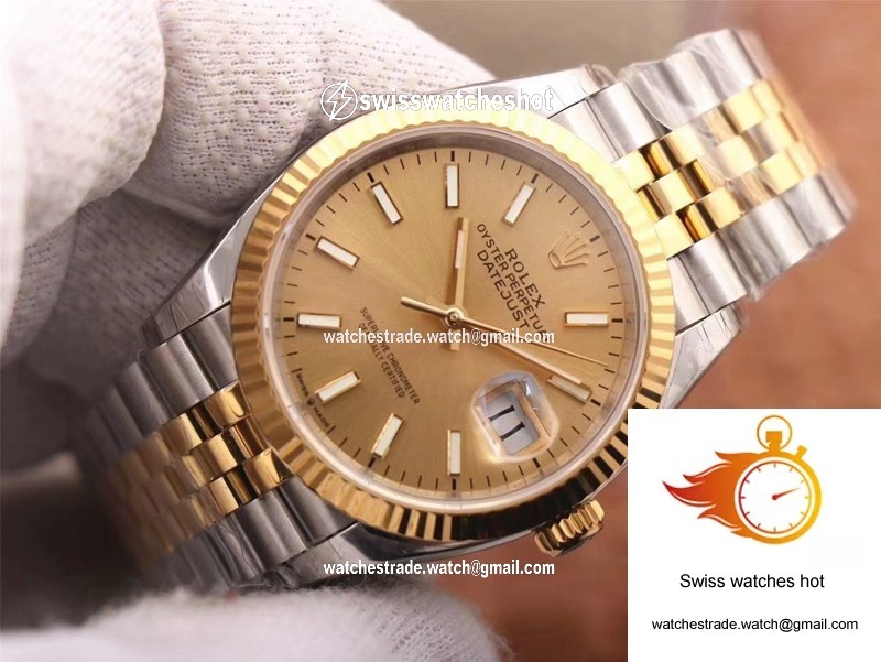 Rolex Datejust M126233-0015 EW Factory Champagne Dial 4