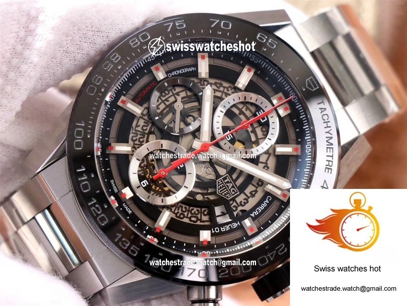 TAG Heuer Carrera CAR2A1W.BA0703 XF Factory Black Dial 4