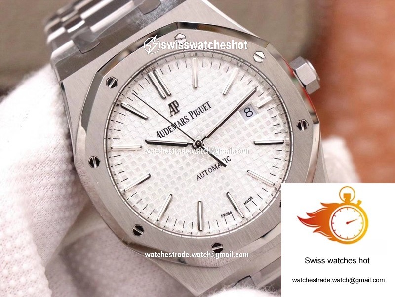 Audemars Piguet Royal Oak 15400ST.OO.1220ST.02 ZF Factory White Dial 4
